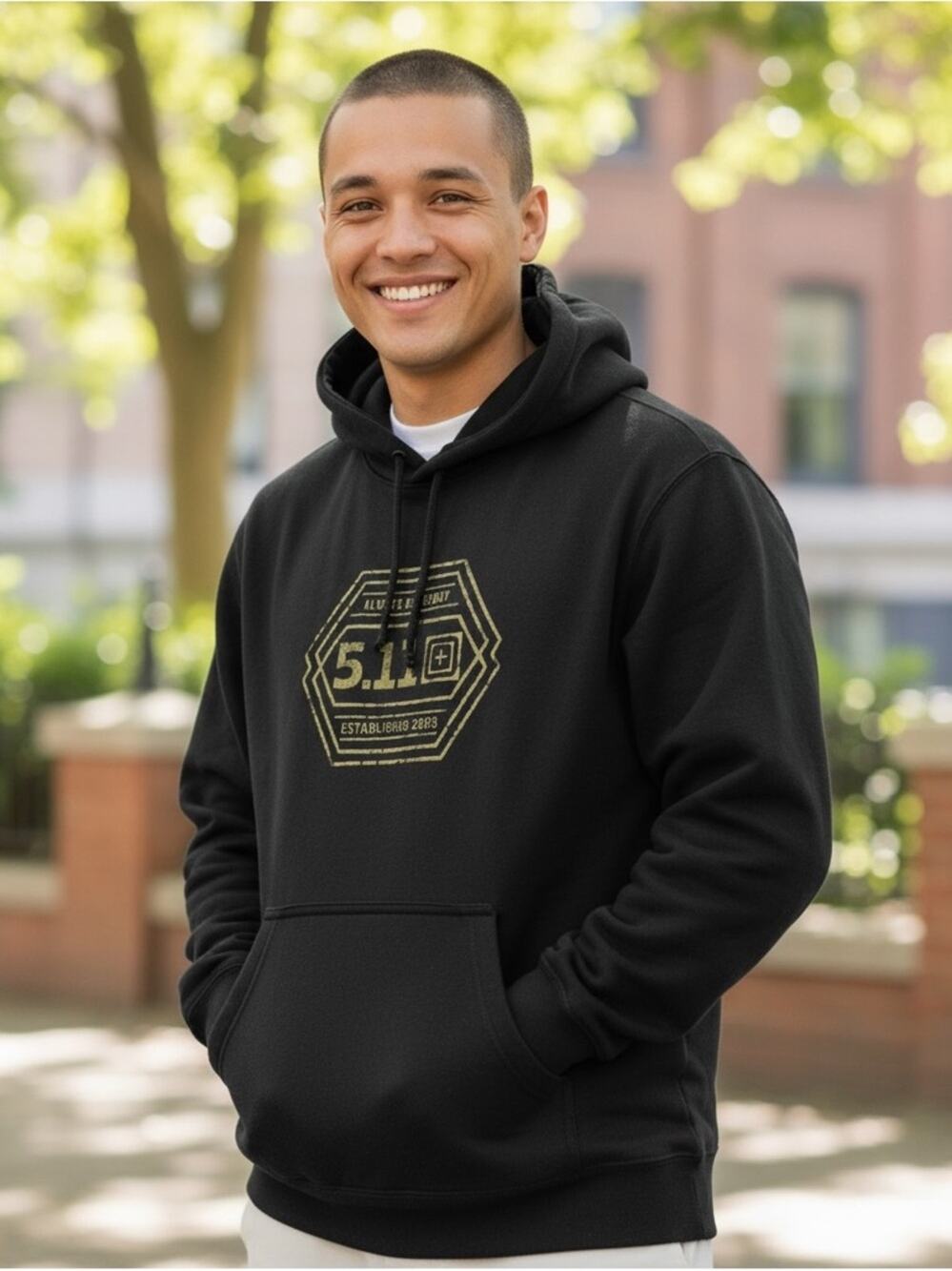 5.11 TACTICAL Men’s Medium Black Hoodie Sweatshirt